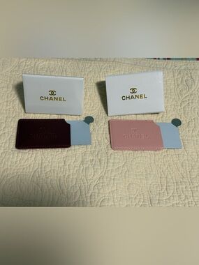 Chanel Mirror/Card Holder in two colors Pink and Burgundy! NWB! You pick ONE!